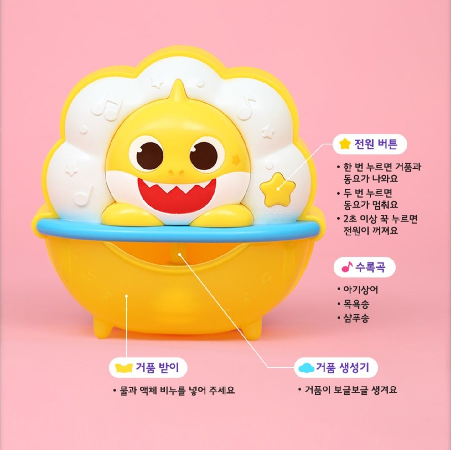 BABY SHARK BATH BUBBLE TOY