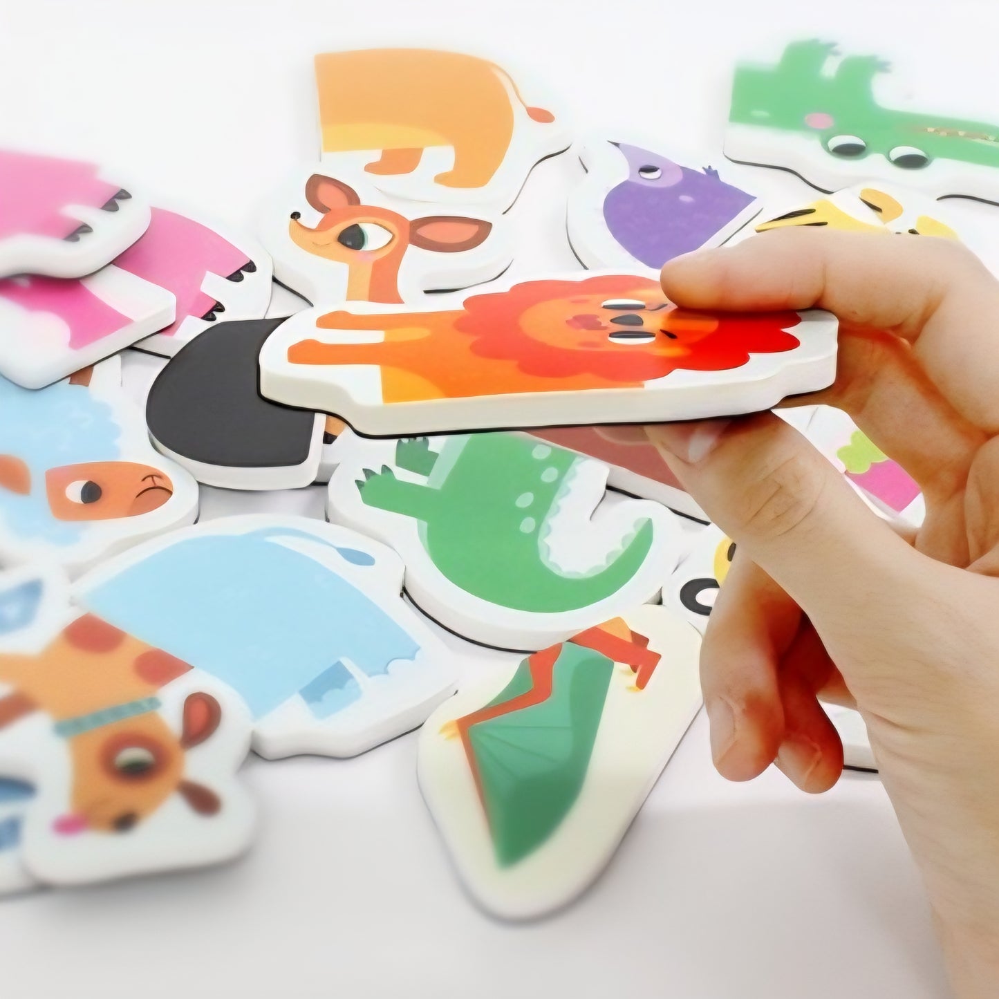 2PC ANIMALS MAGNET PUZZLE
