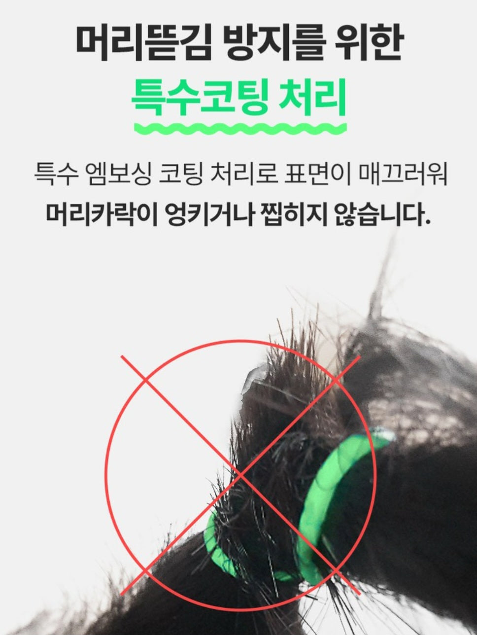 PINKY BLACK HAIR TIE