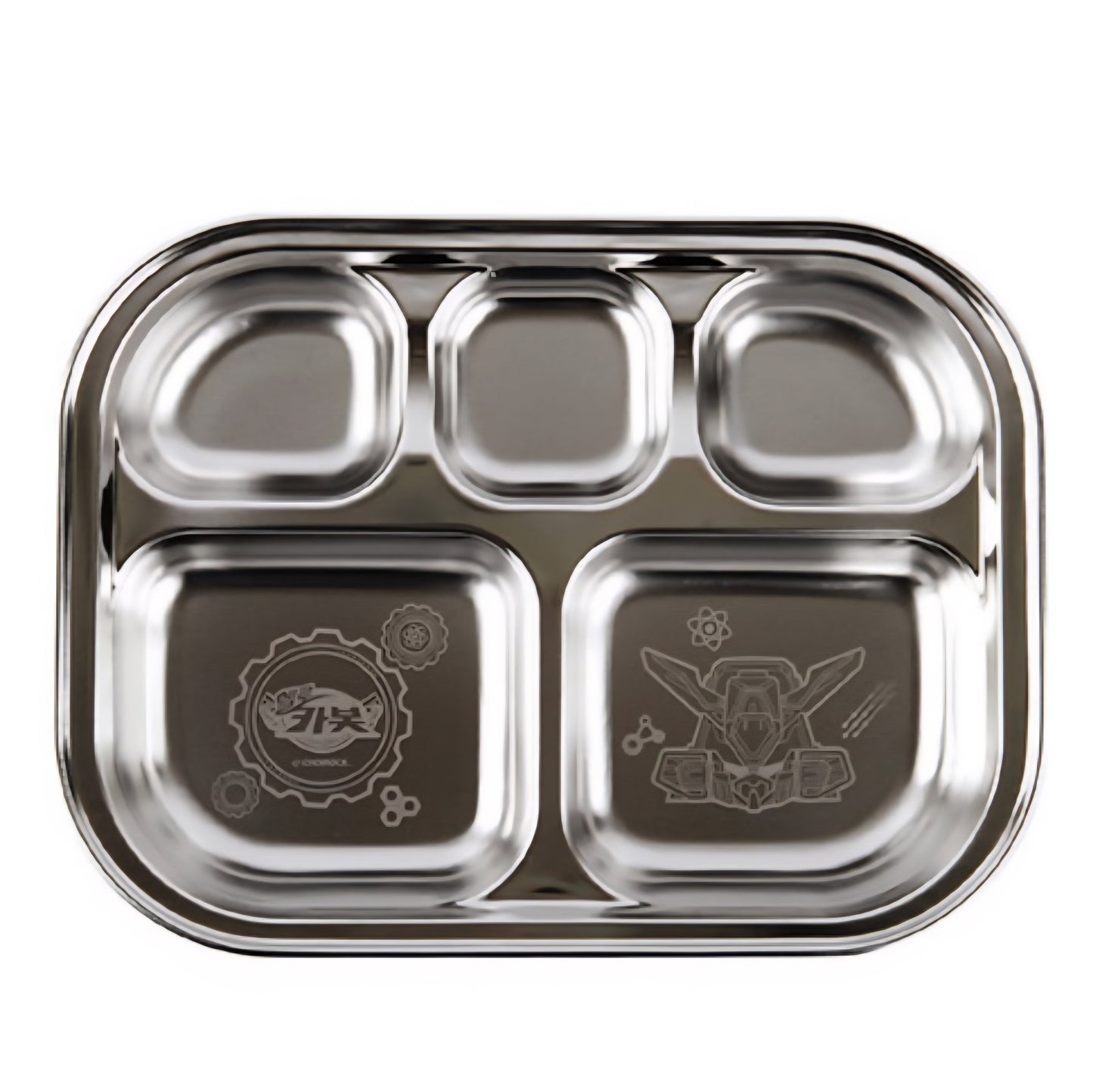 HELLO CARBOT STAINLESS PLATE