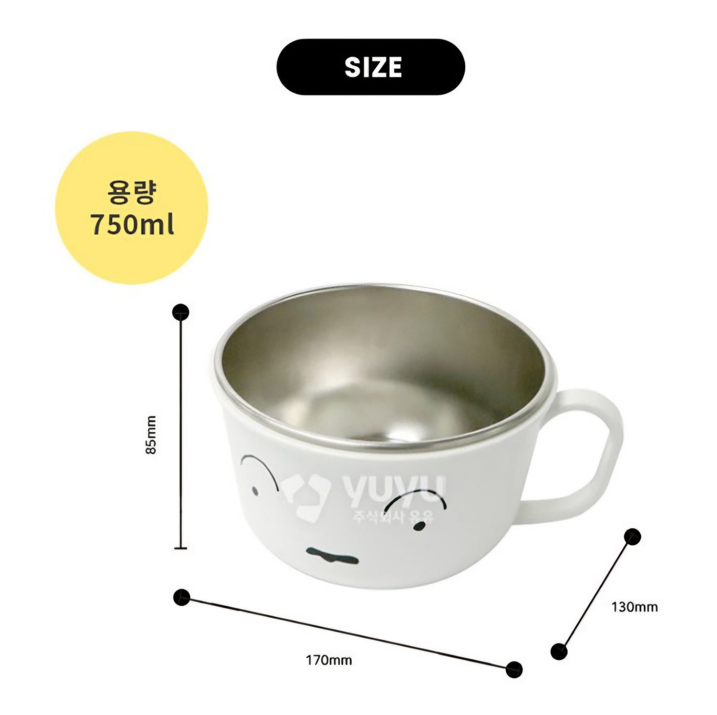 SHIRO STAINLESS RAMEN BOWL