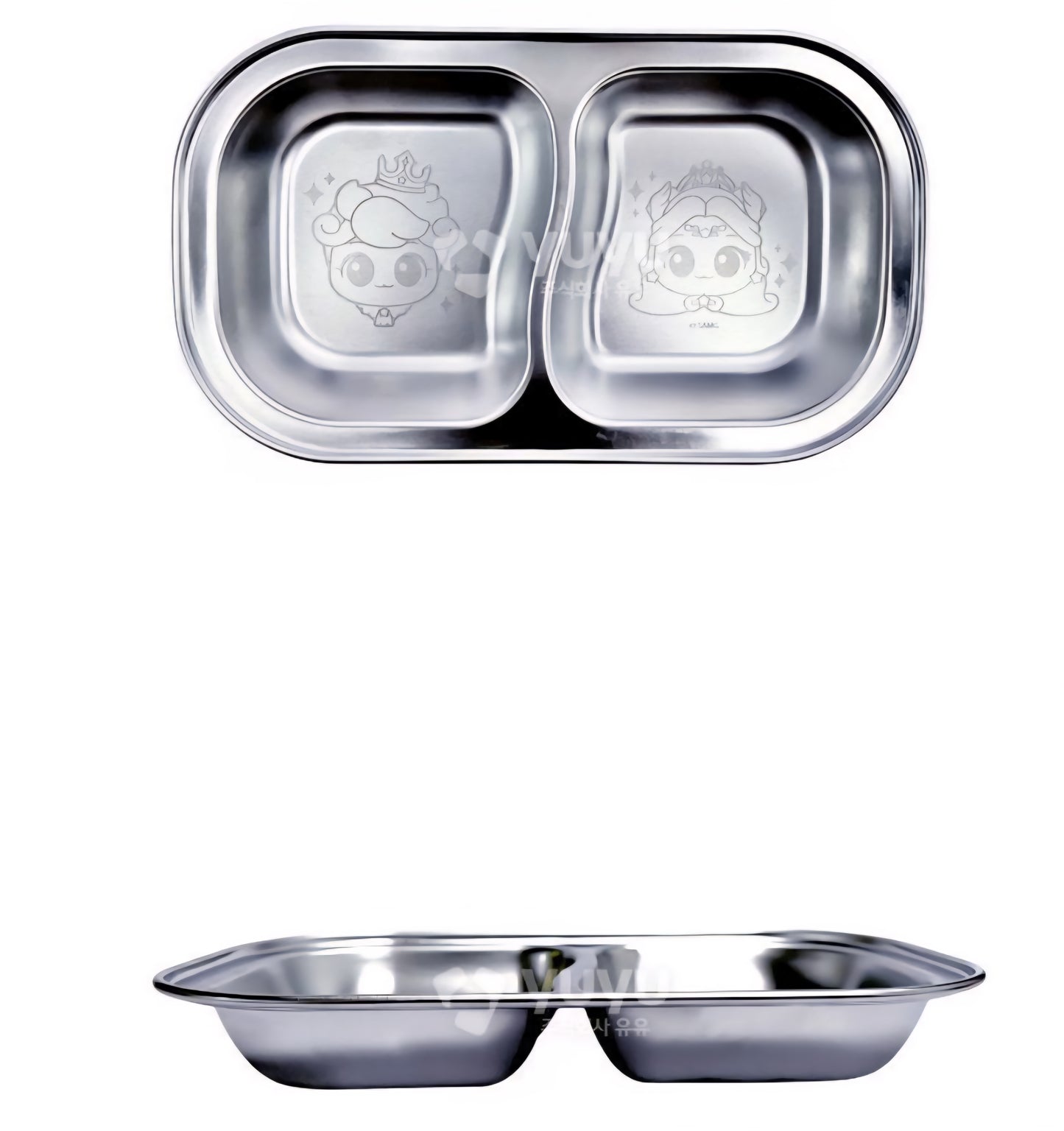 TEENIEPING 2 SECTION STAINLESS PLATE