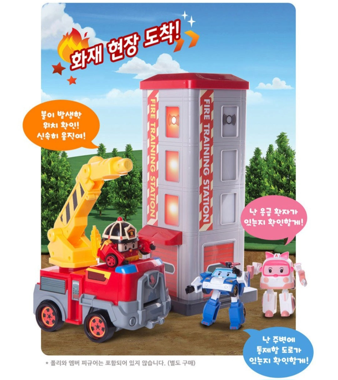 ROBOCAR POLI FIRE RESCUE TOWER