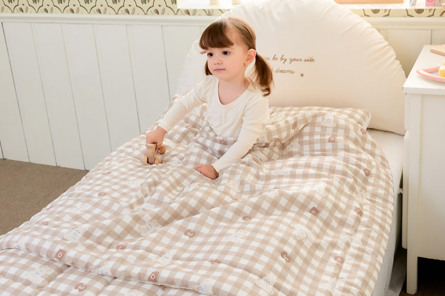 CHECK BUNNY MODAL COTTON DUVET