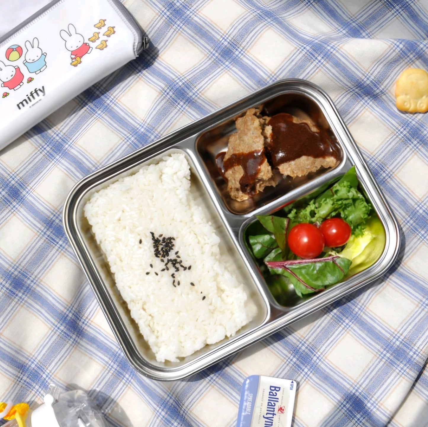 MIFFY 3 SECTION BENTO