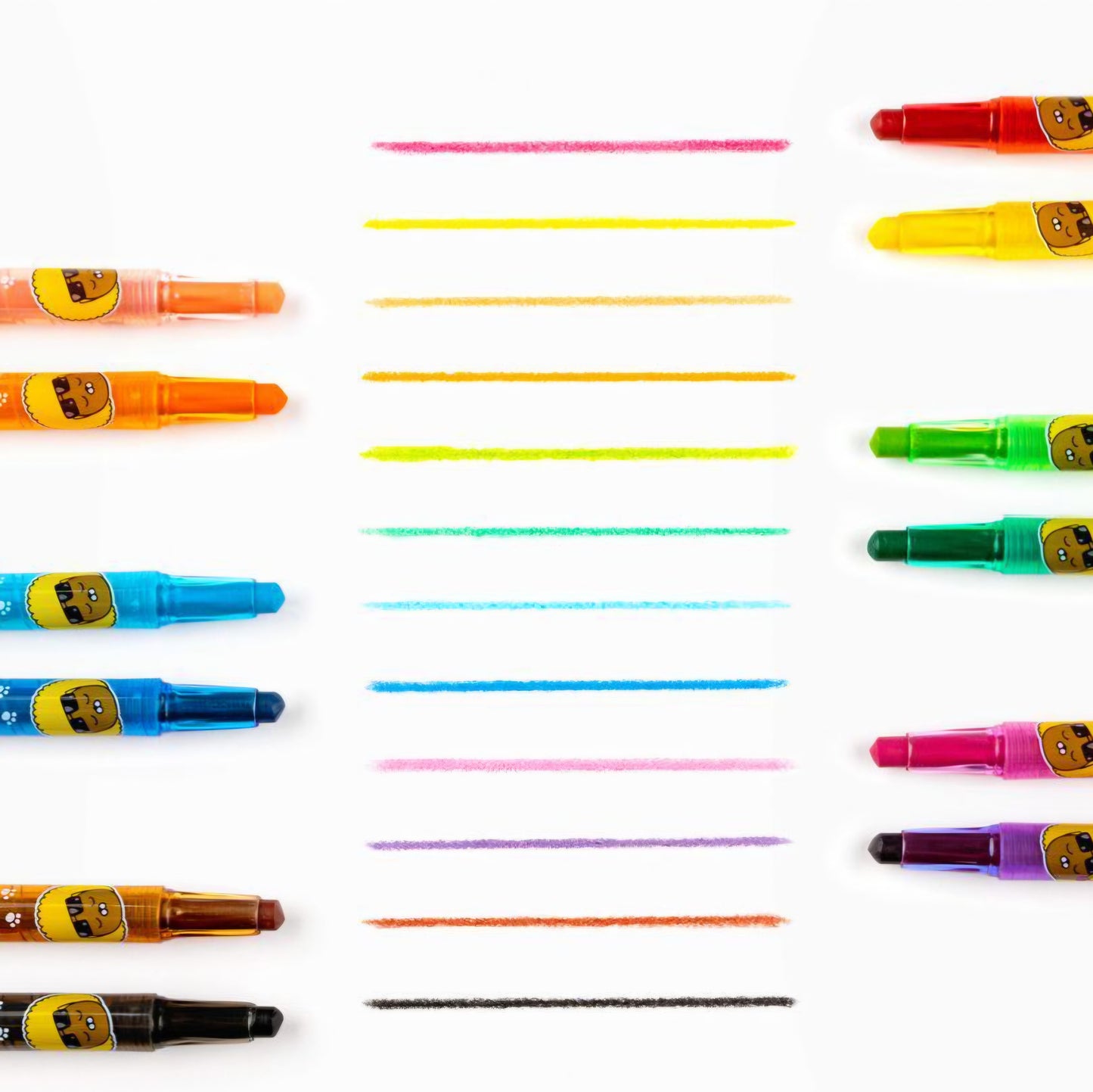 KAKAO FRIENDS 12 COLOR TWISTABLE COLOR PENCIL