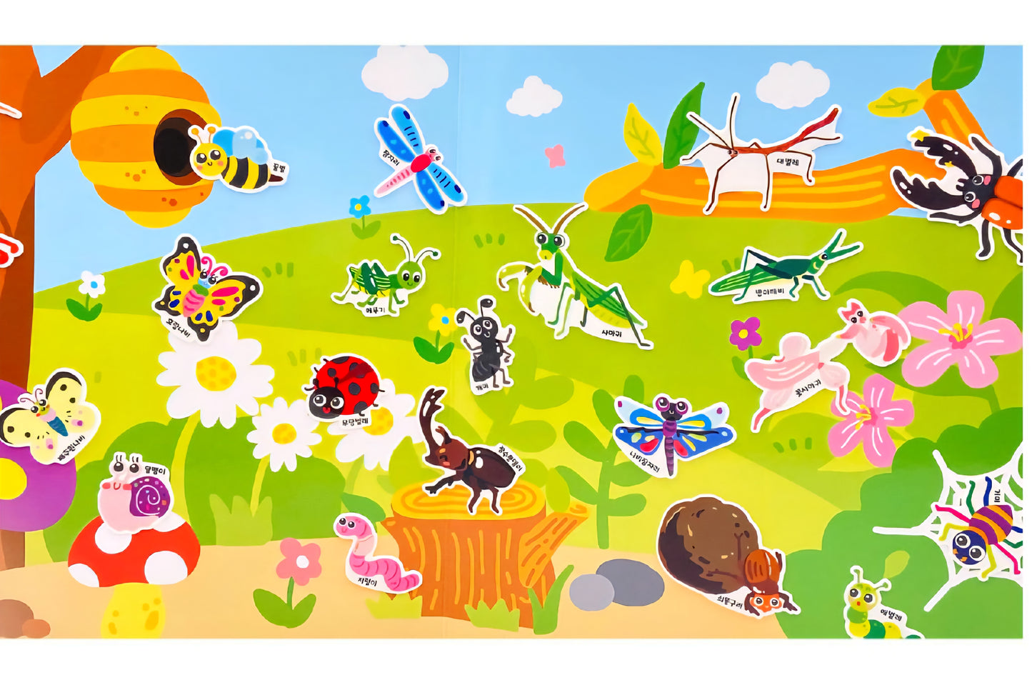 INSECTS STICKER BAG