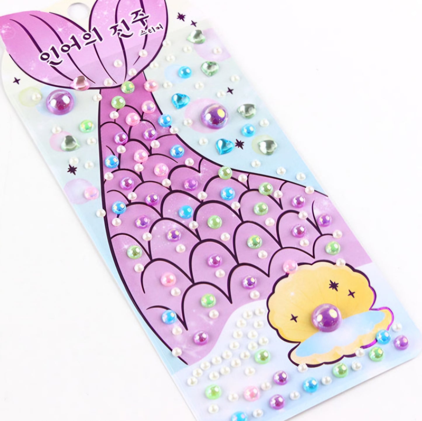 MERMAID PEARL STICKER 2PK