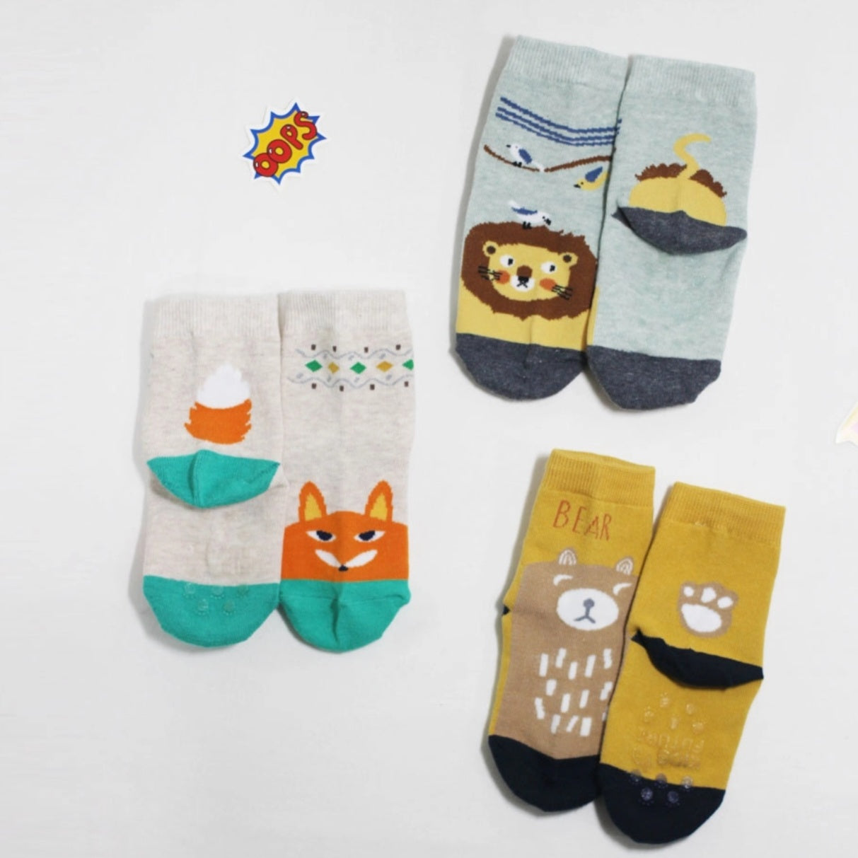 ANIMALS SOCKS SET OF 5