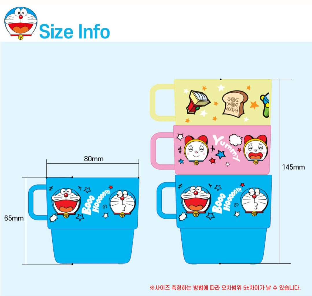 DORAEMON 3PC CUP SET