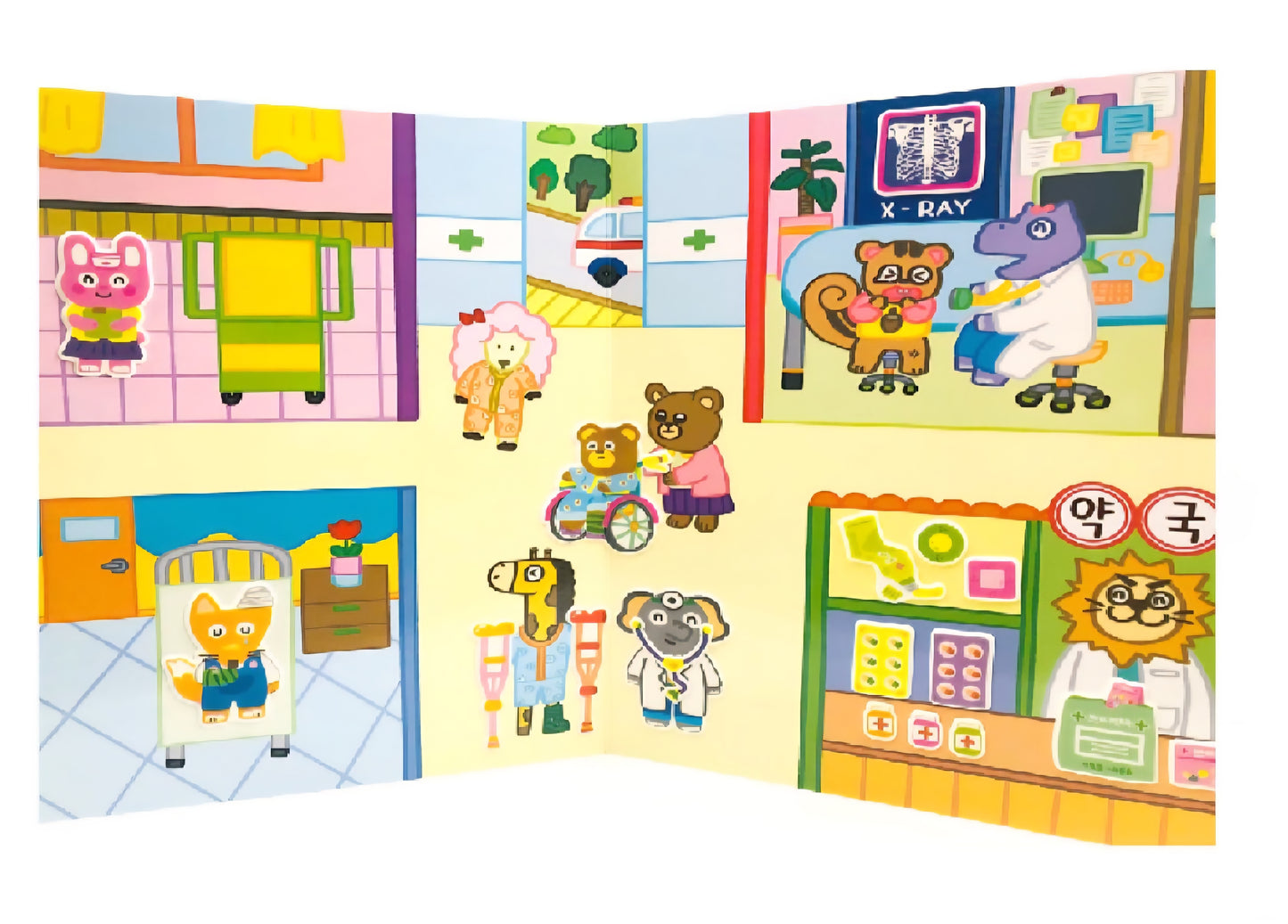 HOSPITAL PLAY STICKER BAG