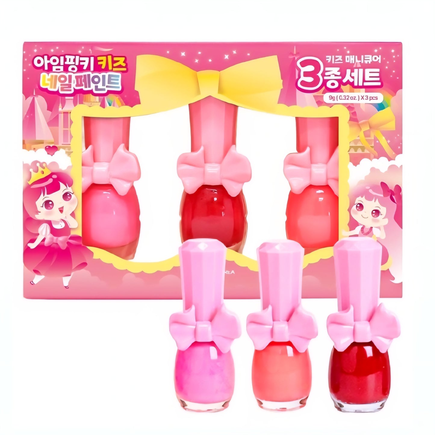PINKY 3 COLOR MANICURE SET