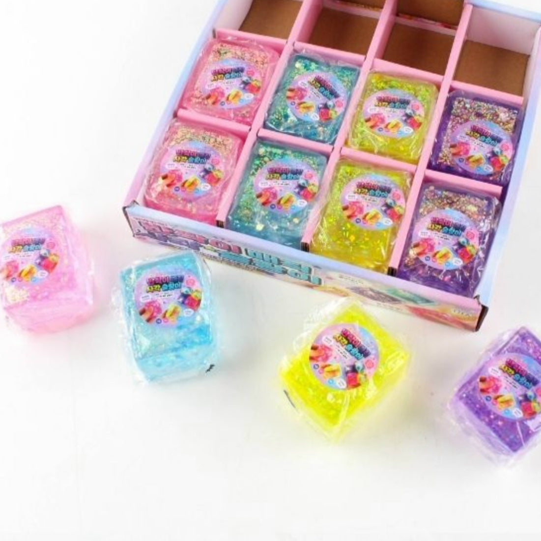 ICE CUBE GLITTER SQUISHY