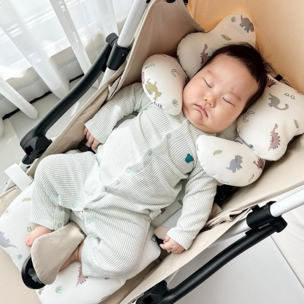ALPHABET DINO STROLLER PADDING SET