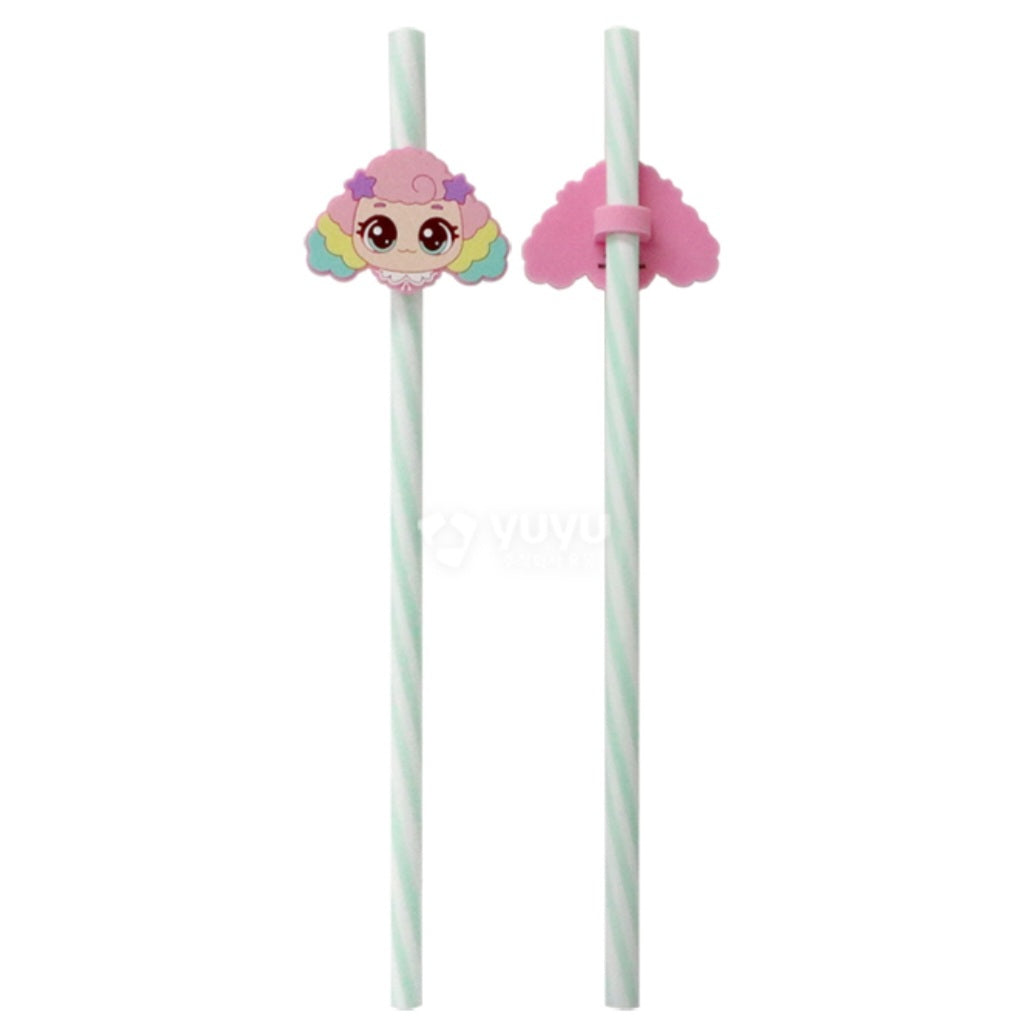 TEENIEPING CHARACTER STRAW 4PC