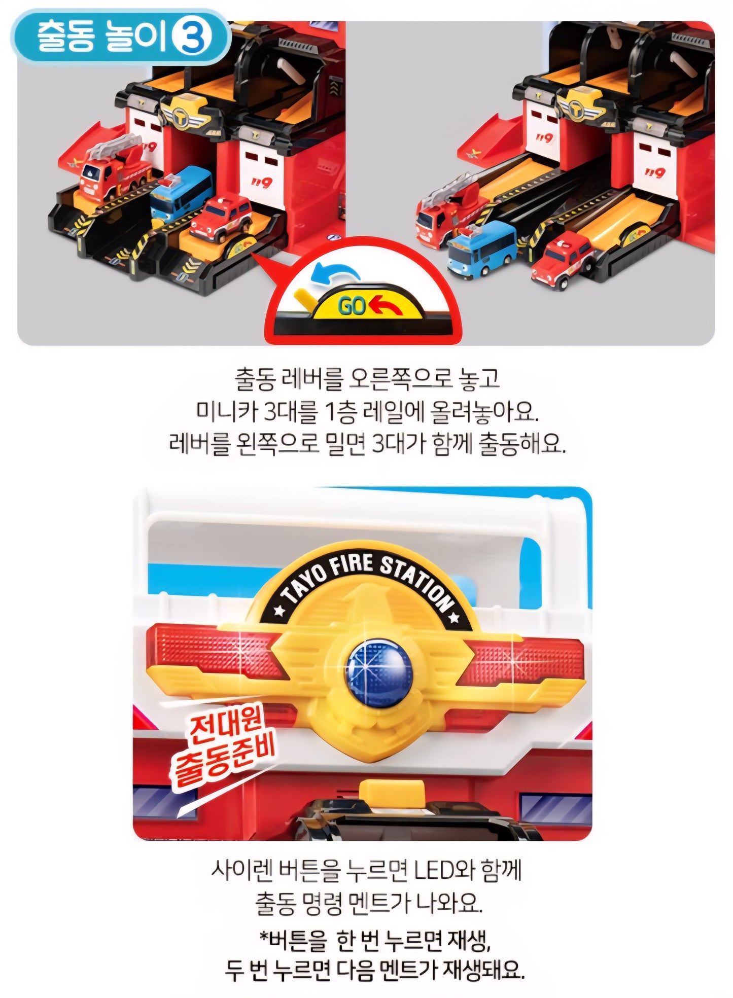 TAYO FIRE STATION DELUXE PLAY SET
