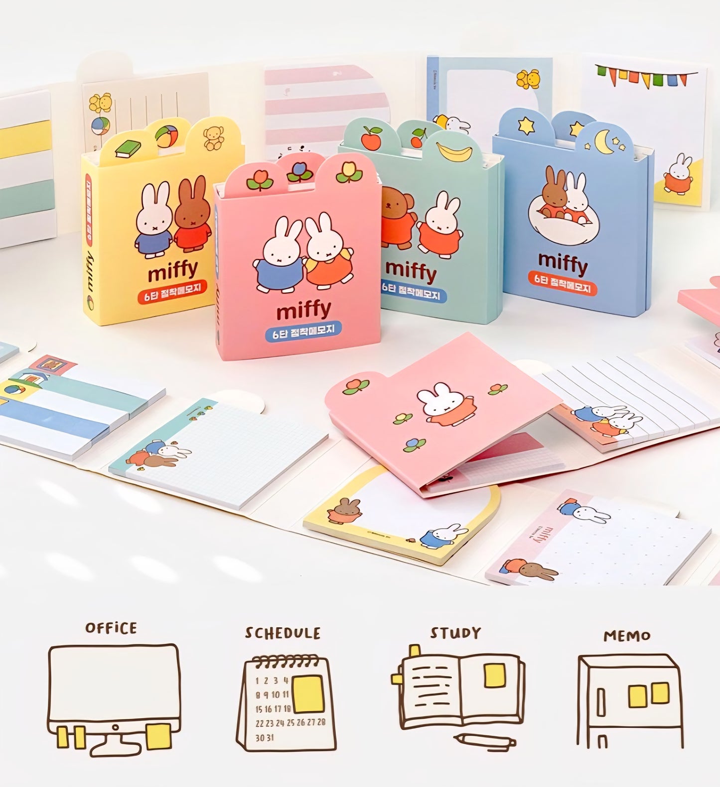 MIFFY 6 TIER MEMO PAD