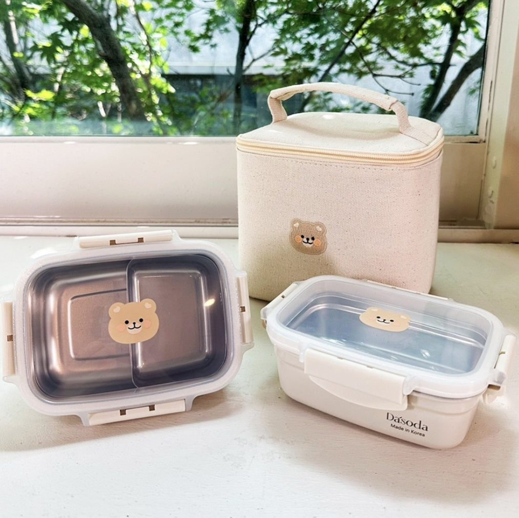 CUTIE BEAR STAINLESS BENTO