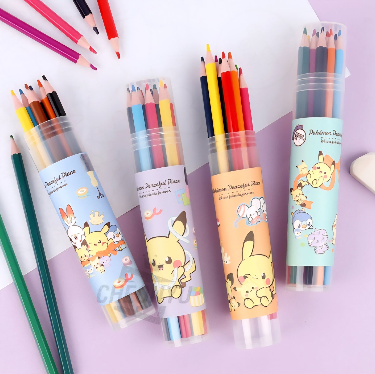 POKEMON ERASERABLE COLOR PENCIL