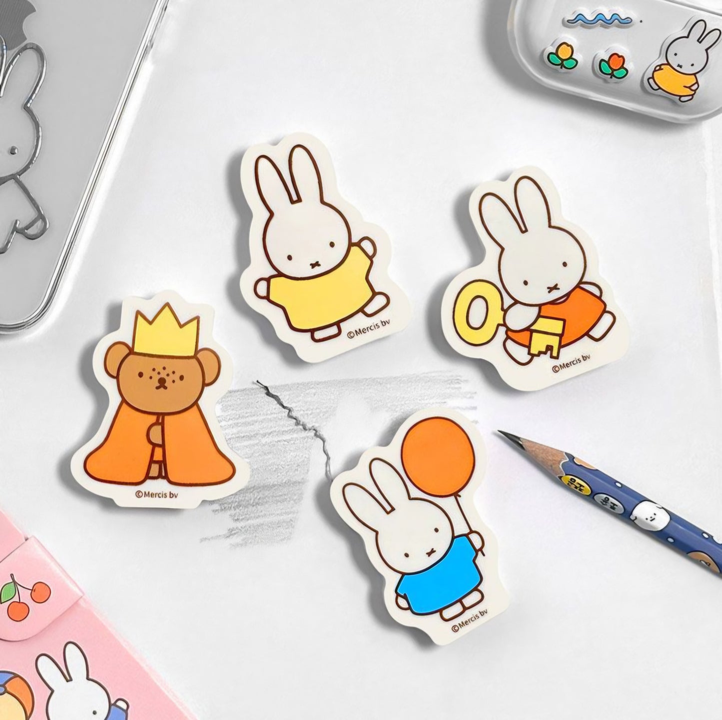 MIFFY ERASER 4PCS