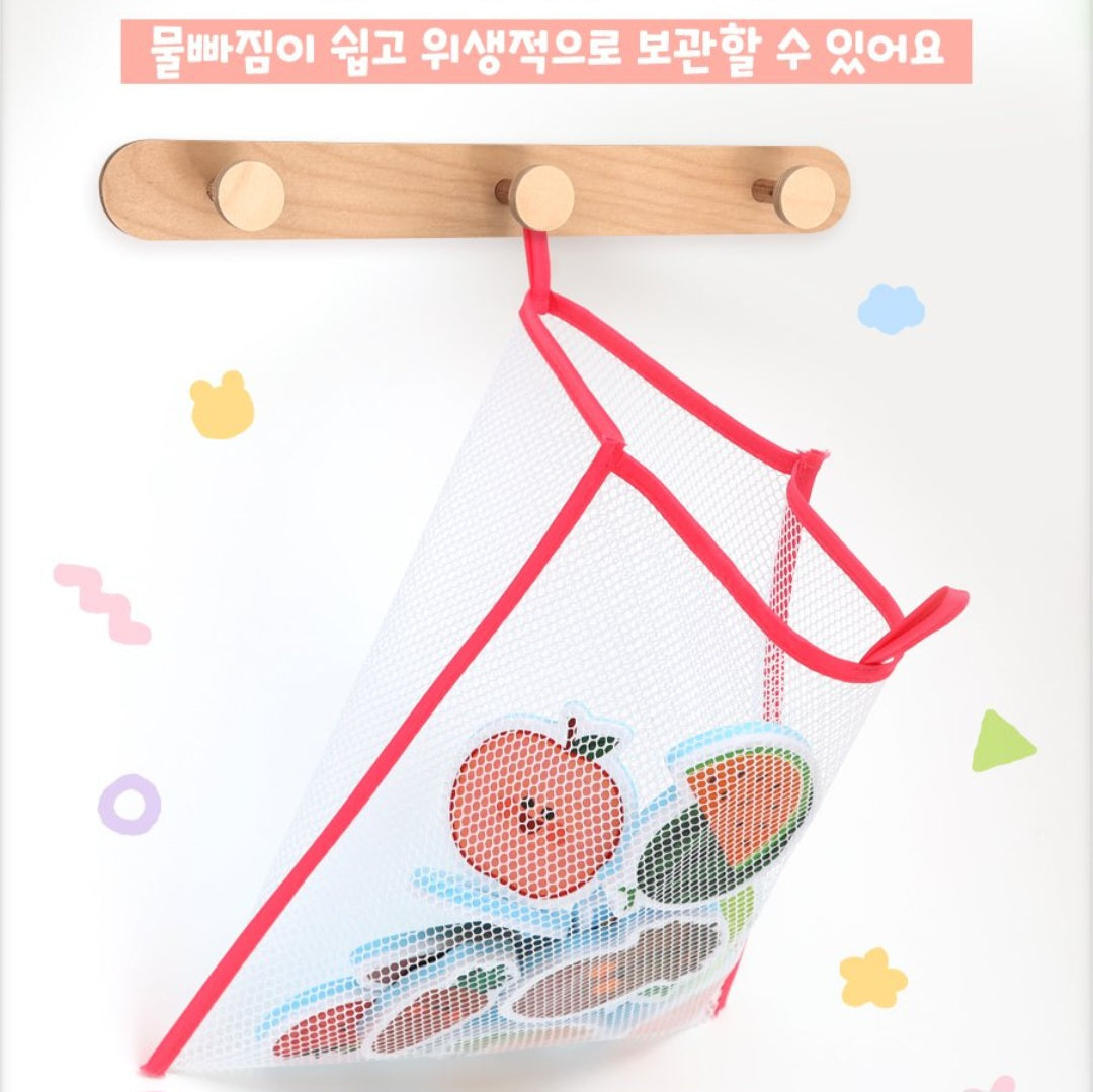 FRUITS & VEGGIES MAGIC BATH STICKER