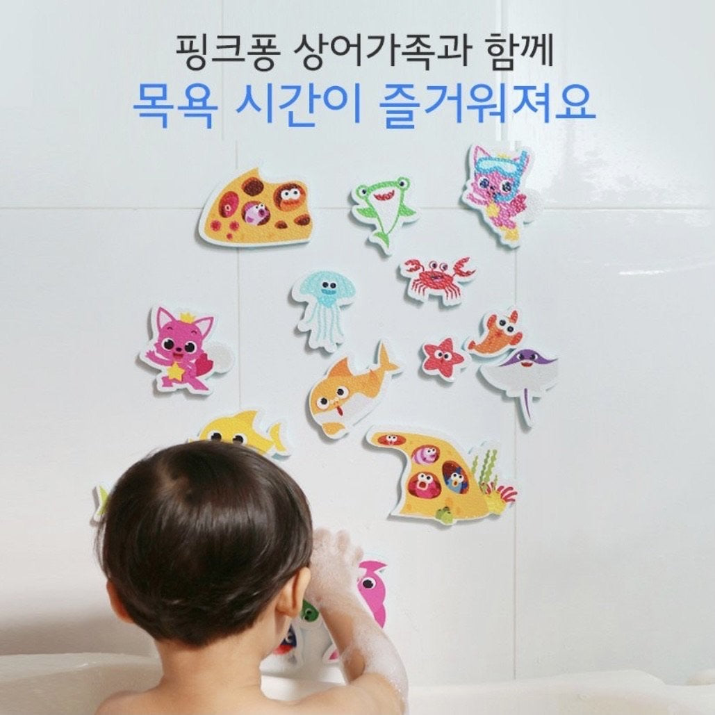 BABY SHARK BATH STICKER