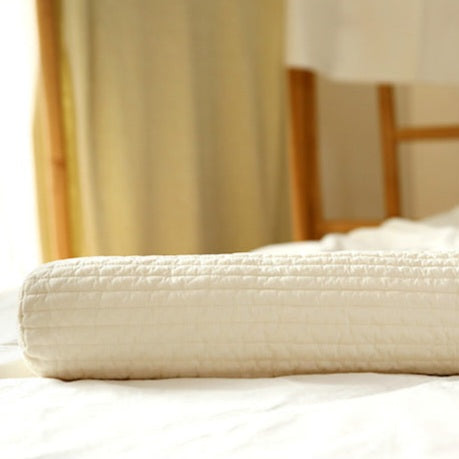 SOLID QUILTED COTTON BODY PILLOW