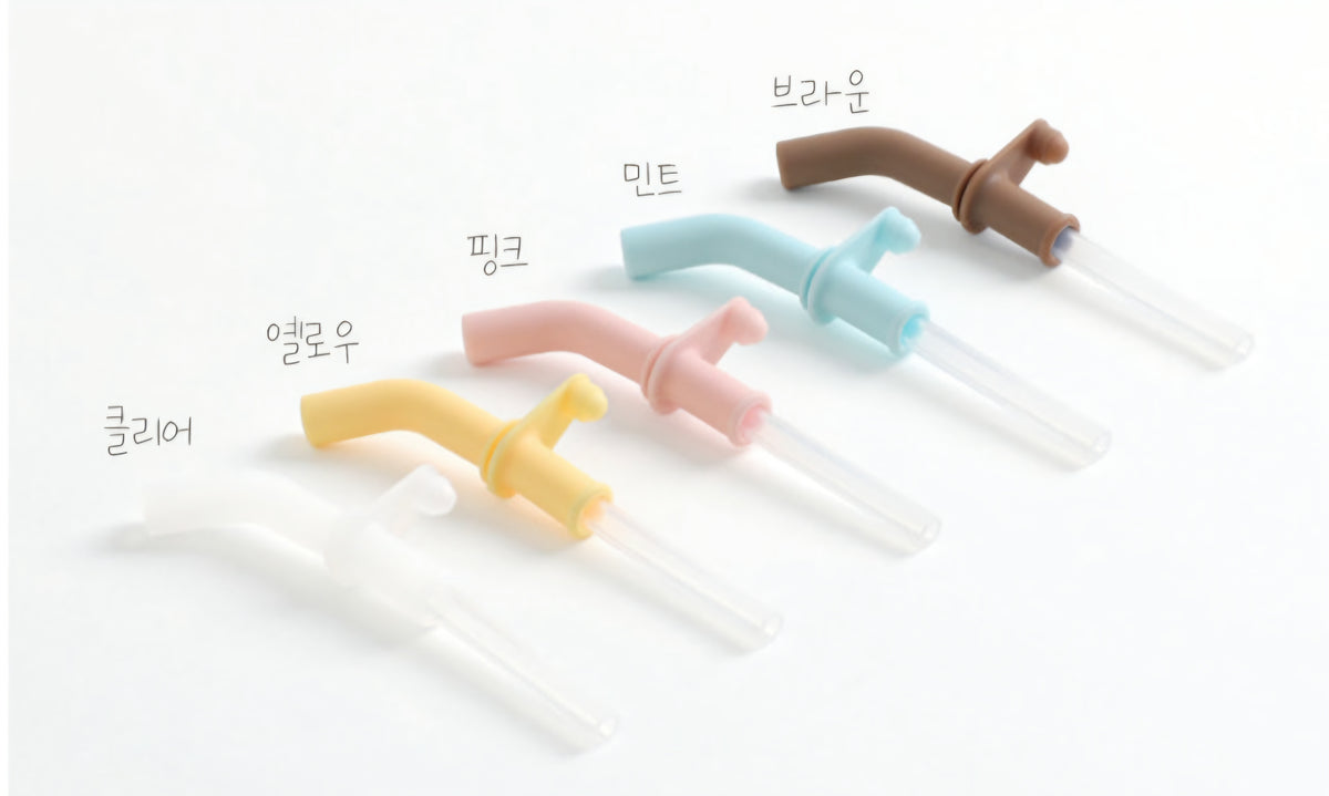 ECOZEN CLEAR CUP EXTRA STRAW SET