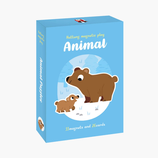 HATTUNG MAGNETS AND CARD SET - ANIMALS