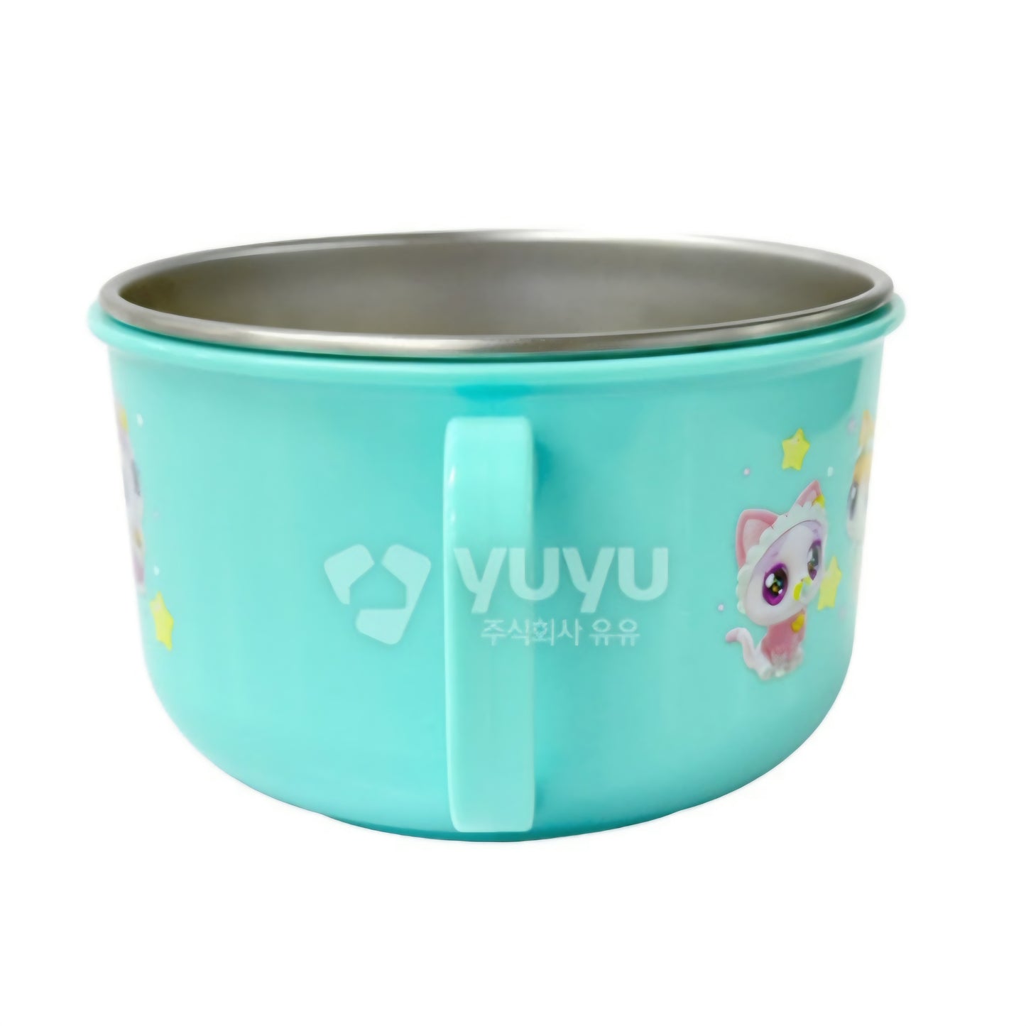 WISH CAT STAINLESS BOWL