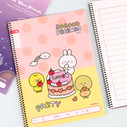 GOOD FRIENDS LINED NOTEBOOK