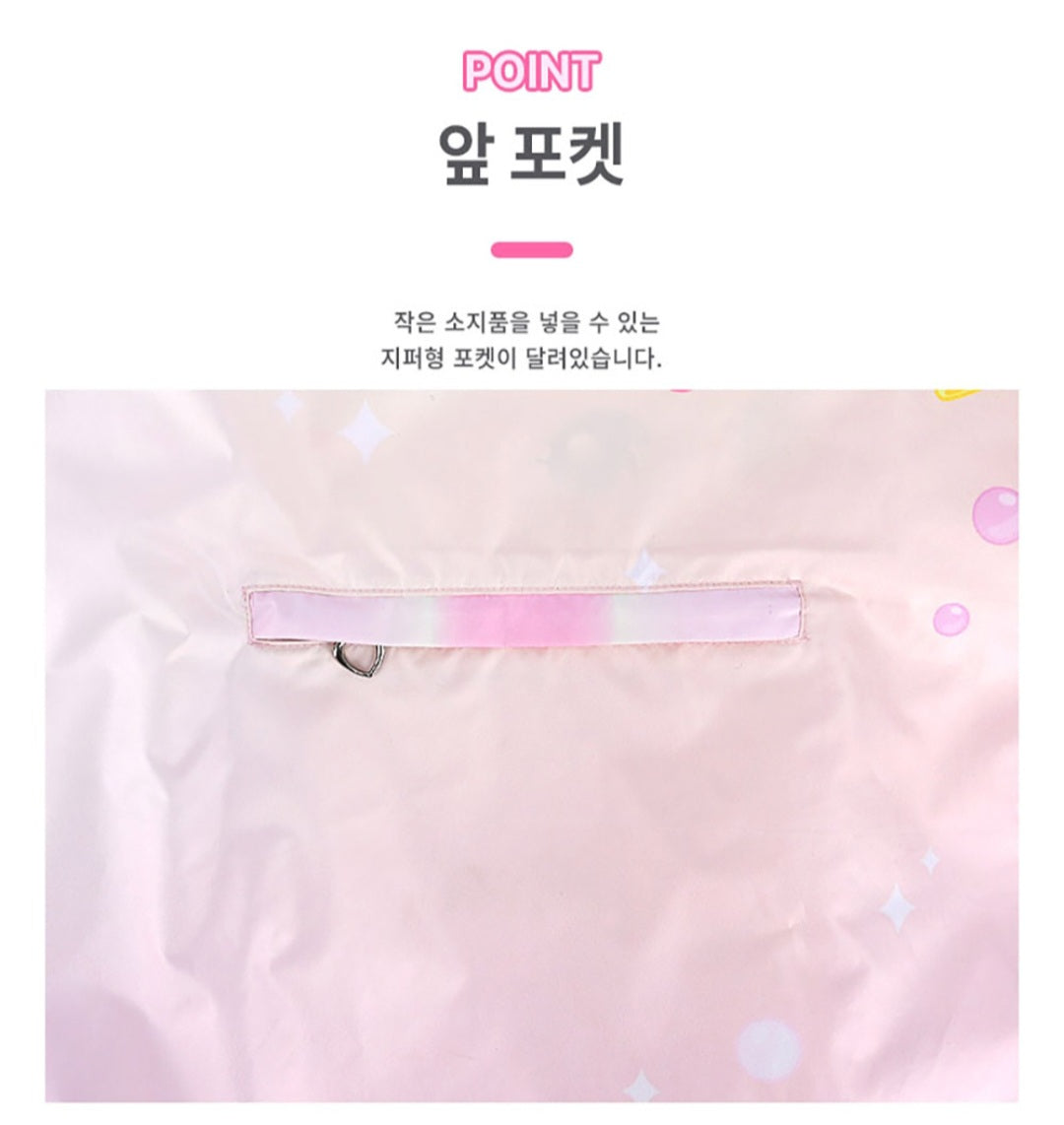 TEENIEPING RAINBOW RAIN PONCHO