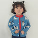[PREORDER] LITTLE FORET BLUE KNIT CARDIGAN