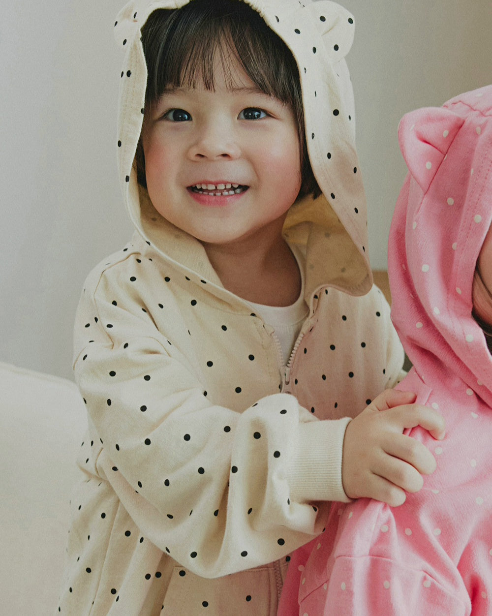 [PREORDER] DOT CAT ZIP UP HOODIE SET