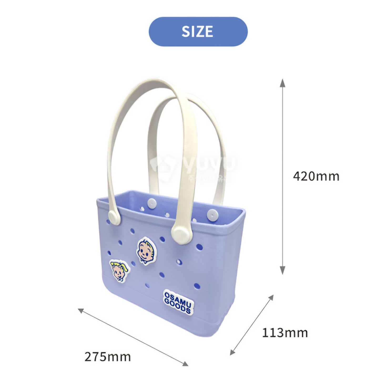 OSAMU GOODS EVA JELLY BAG LARGE