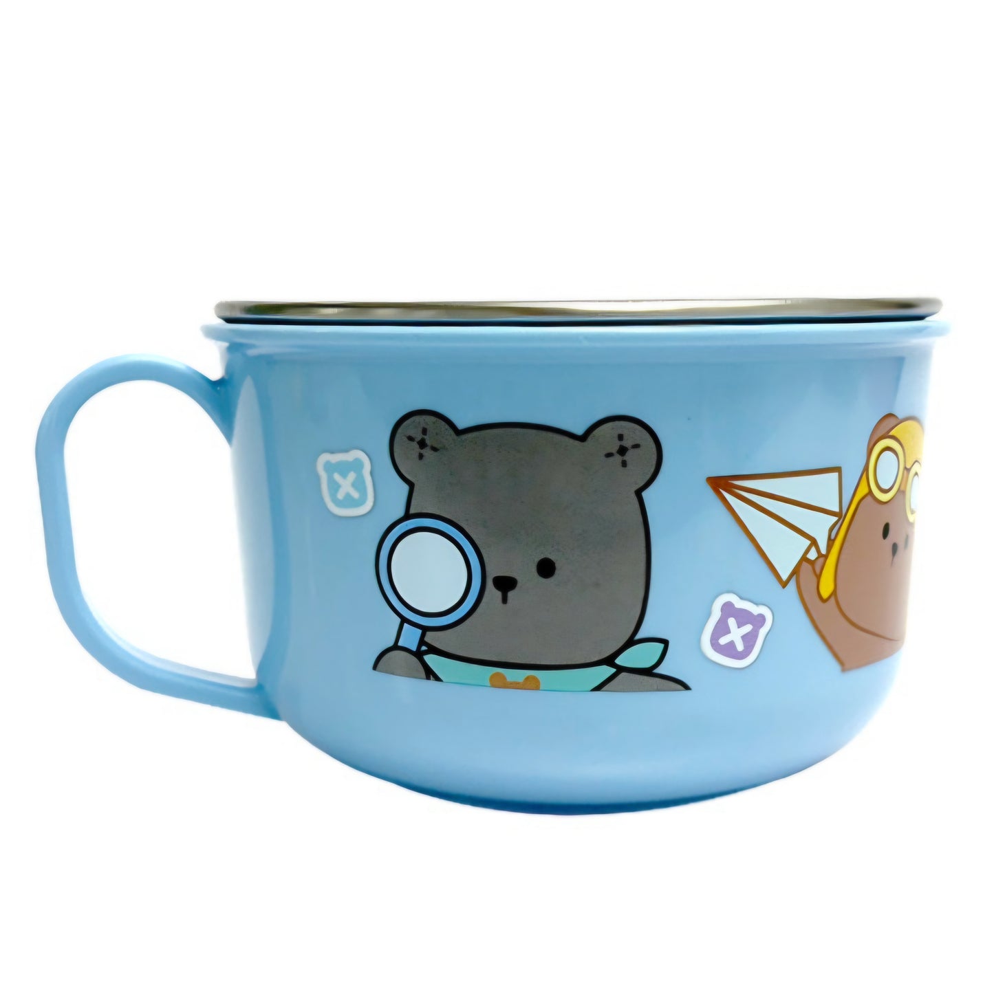 COTTON BEAR STAINLESS BOWL