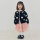 [PREORDER] LITTLE FORET BLACK KNIT CARIDGAN