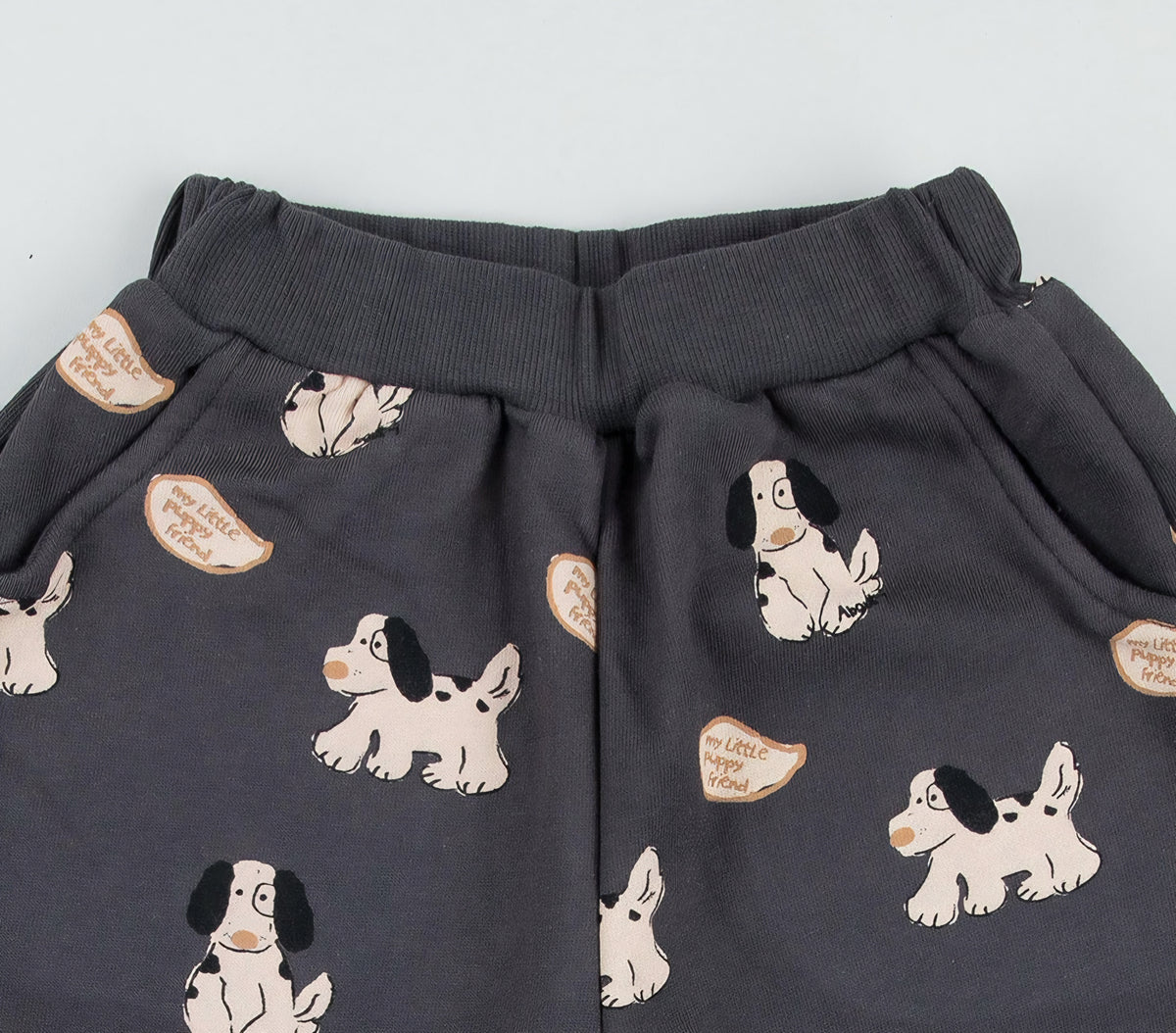 [PREORDER] WALKING PUPPY HOODED TOP BOTTOM SET