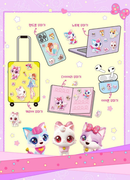 WISH CAT STICKERS - 코코냥