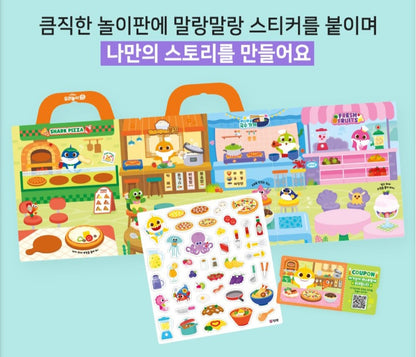 BABY SHARK COOKING STICKER BAG