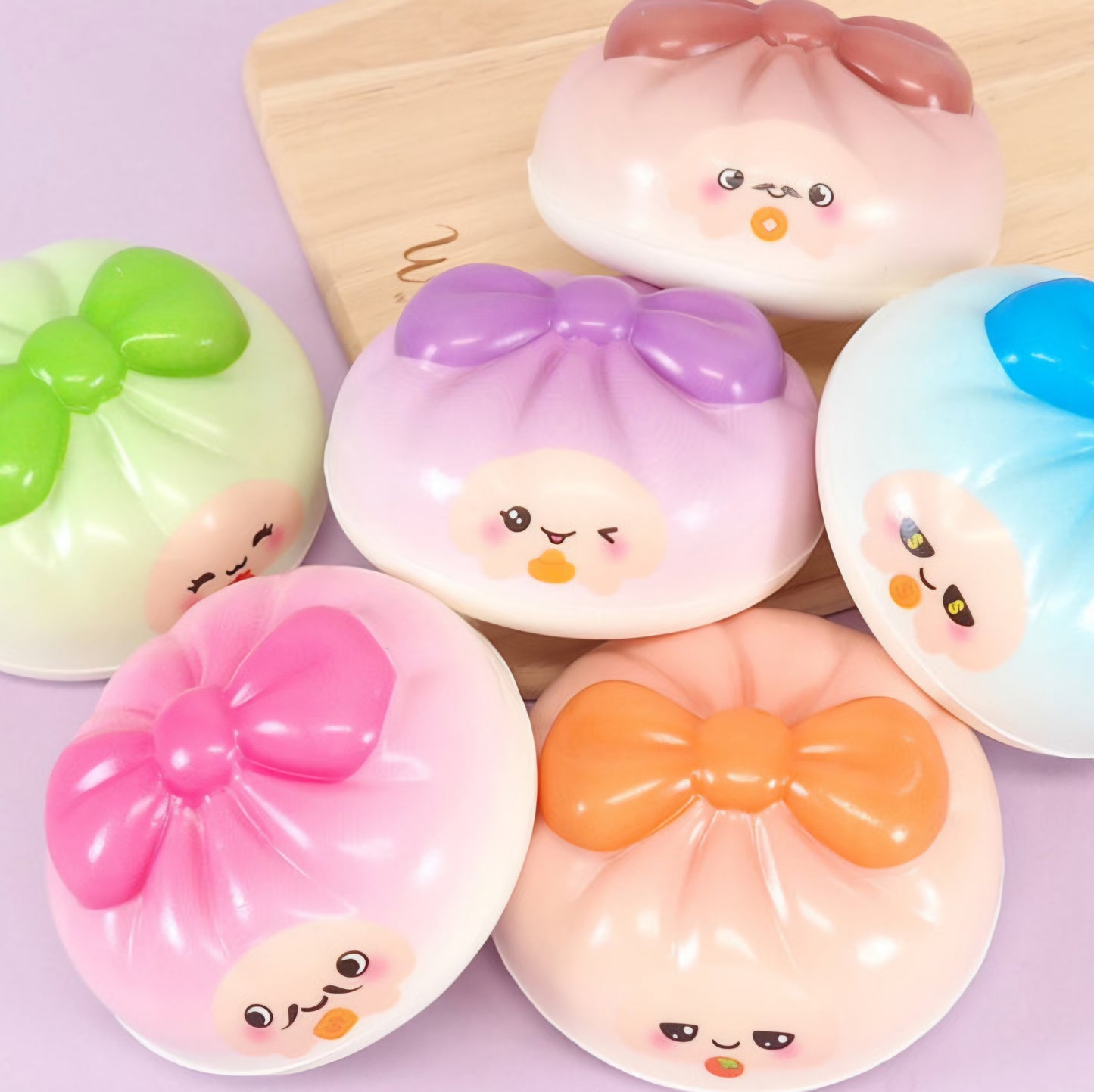 CHEWY RIBBON JUMBO DUMPLING SQUISHY