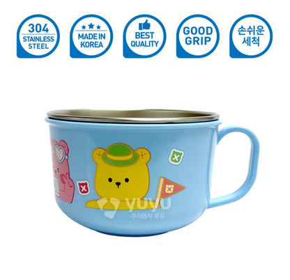 COTTON BEAR STAINLESS BOWL