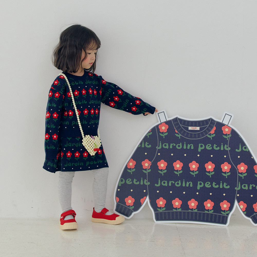 [PREORDER] PETIT JARDIN NAVY KNIT SET