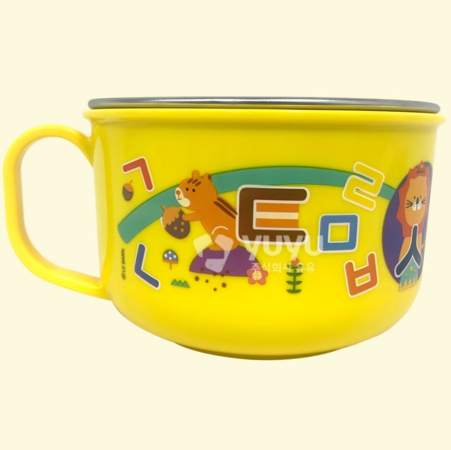 HANGUL WORLD PLATE BOWL SET