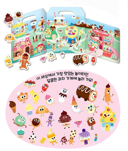 SWEET DESSERT SHOP STICKER BAG