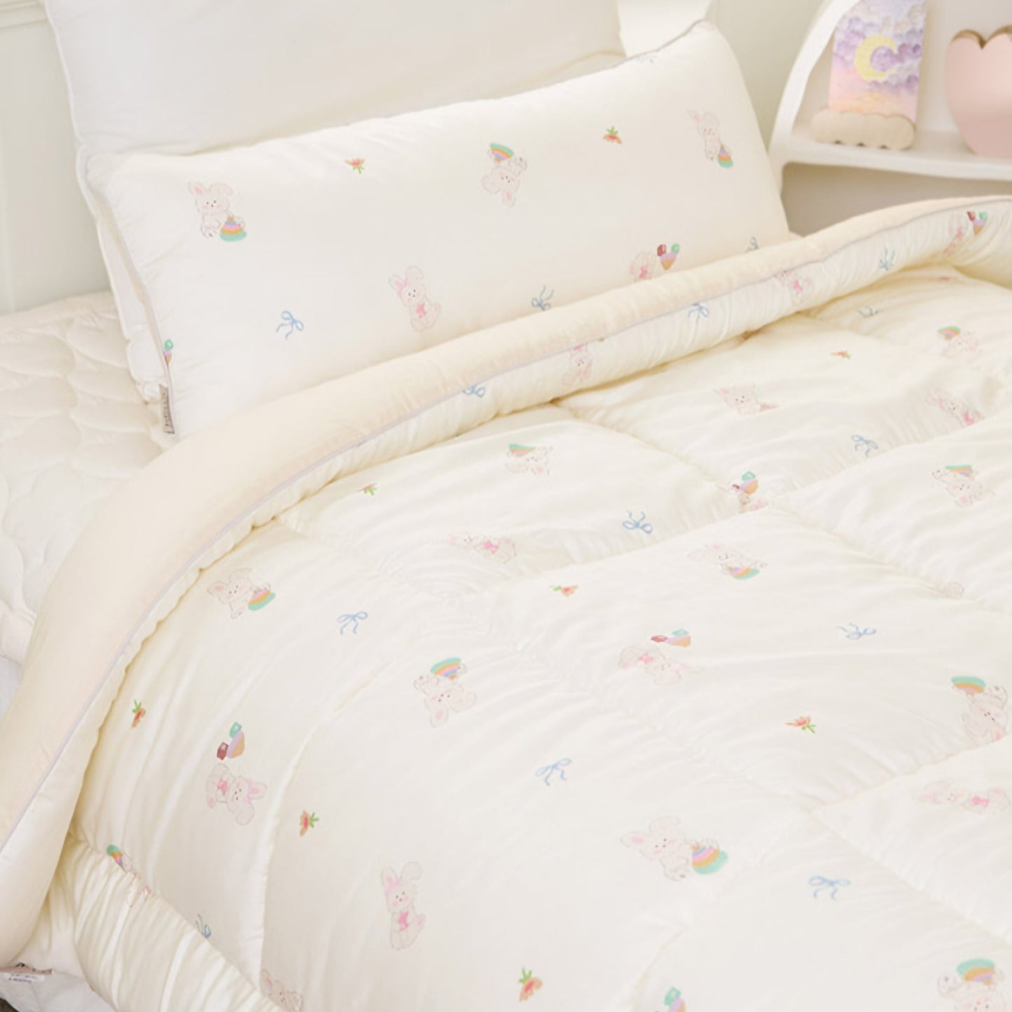 DREAMING BUNNY MODAL COTTON BLANKET