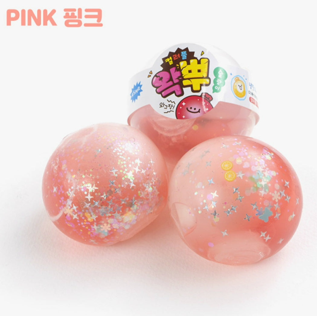 COLORFUL WAX BALL SQUISHY
