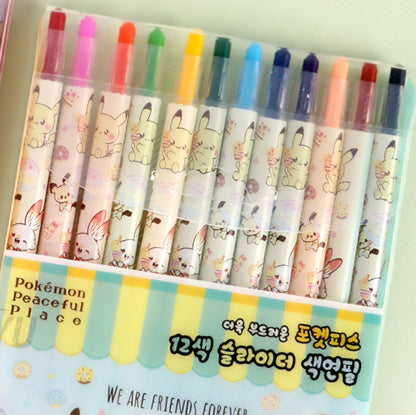 POKEMON TWIST 12 COLOR PENCIL