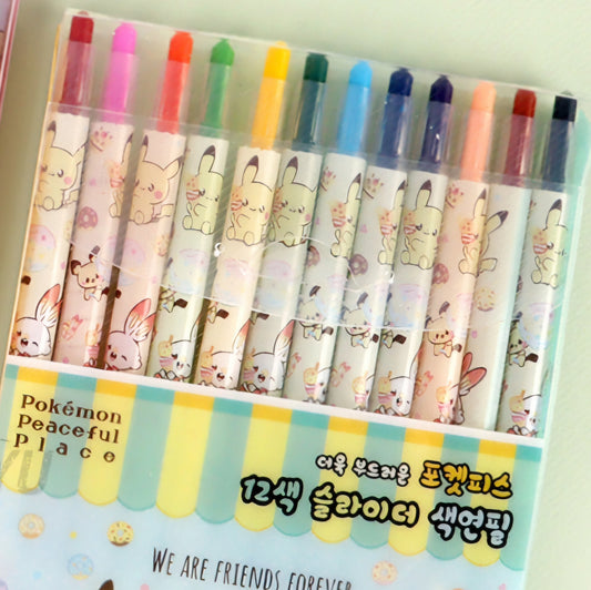 POKEMON TWIST 12 COLOR PENCIL