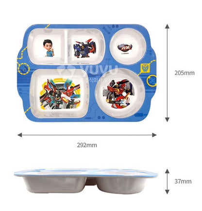 HELLO CARBOT 5 SECTION PLATE